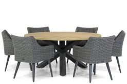 img 8479tuinset 247x165 - Garden Collections Milton/Rockville 160 cm rond dining tuinset 7-delig