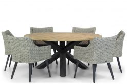 img 8482tuinset 247x165 - Garden Collections Milton/Rockville 160 cm rond dining tuinset 7-delig