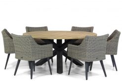 img 8488tuinset 247x165 - Garden Collections Milton/Rockville 160 cm rond dining tuinset 7-delig