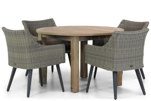 img 8493tuinset 510x340 - Garden Collections Milton/Brighton 120 cm rond dining tuinset 5-delig