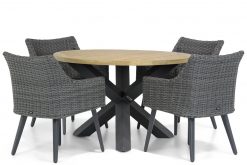 img 8557tuinset 247x165 - Garden Collections Milton/Rockville 120 cm rond dining tuinset 5-delig