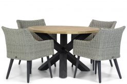 img 8558tuinset 247x165 - Garden Collections Milton/Rockville 120 cm rond dining tuinset 5-delig