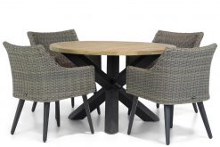 img 8560tuinset 247x165 - Garden Collections Milton/Rockville 120 cm rond dining tuinset 5-delig