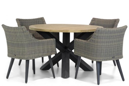 img 8560tuinset 510x340 - Garden Collections Milton/Rockville 120 cm rond dining tuinset 5-delig