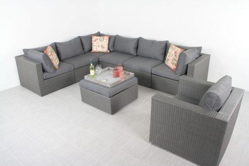 lr 6 parma corner a extra middel hocker stoel bovenaf 2779 510x340 - Parma loungeset - inclusief stoel + middenelement - Antraciet