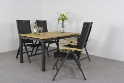 lr sonate tafel hartman 160x90 roma verstelbare stoel teak arm voor 1649 247x165 - Hartman tuinset Sonata tuintafel 160 cm. - Roma tuinstoelen