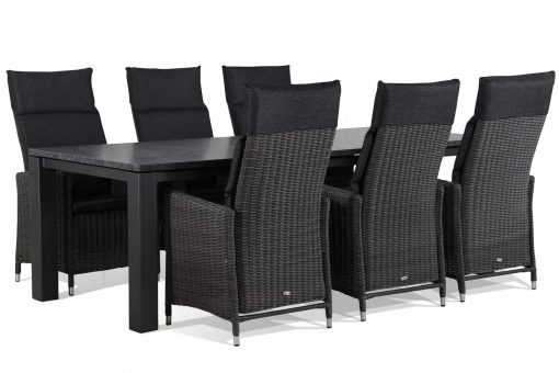 madera off black alaska 240 1 510x340 - Garden Collections Madera/Alaska 240 cm dining tuinset 7-delig