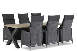 madera off black cardiff x factor tuinset 1 247x165 - Garden Collections Madera/Cardiff 240 cm dining tuinset 7-delig