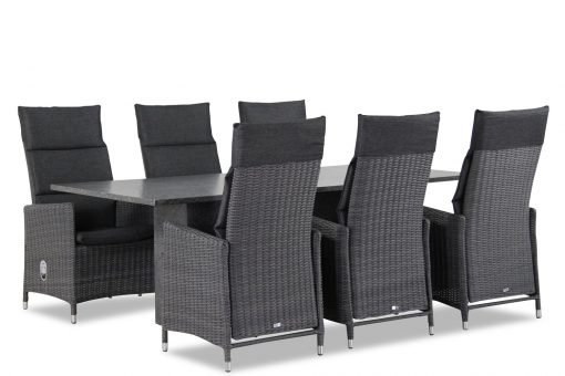 madera off black graniet 220 cm 1 510x340 - Garden Collections Madera/Graniet 220 cm dining tuinset 7-delig