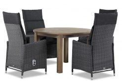 madera stoel off black brighton 120 cm 1 247x165 - Garden Collections Madera/Brighton rond 120 cm dining tuinset 5-delig