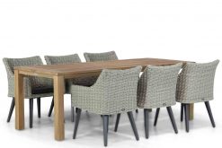 milton new grey bristol 7 delig 247x165 - Garden Collections Milton/Bristol 220 cm dining tuinset 7-delig