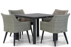 milton tuinstoel en palazzo tuintafel 90 4 aluminium tuinset 247x165 - Garden Collections Milton/Pallazo 90 cm dining tuinset 5-delig