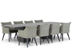 mliton new grey met graniet 300cm 247x165 - Garden Collections Milton/Graniet 300 cm dining tuinset 9-delig