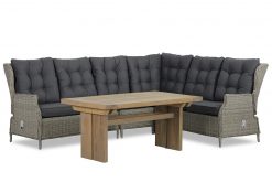 new castle loungeset met center en windsor high dining tafel 247x165 - Garden Collections New Castle/Brighton dining loungeset 5-delig