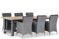 orlando tuinset flat antraciet 7d san francisco 247x165 - Garden Collections Orlando/San Francisco 260 cm dining tuinset 7-delig