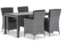 orlando tuinset flat antracite 5d concept 247x165 - Garden Collections Orlando/Concept 160 cm dining tuinset 5-delig