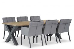 parma antracite met cardiff antra 247x165 - Lifestyle Parma/Cardiff 240 cm dining tuinset 7-delig