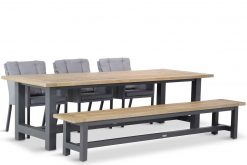 parma tuinset antracite 5d san francisco 247x165 - Lifestyle Parma/San Francisco 260 cm dining tuinset 5-delig