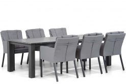 parma tuinset antracite 7d alaska 247x165 - Lifestyle Parma/Alaska 240 cm dining tuinset 7-delig