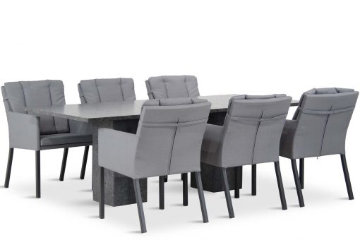 parma tuinset antracite 7d graniet rechthoek 510x340 - Lifestyle Parma/Graniet 220 cm dining tuinset 7-delig