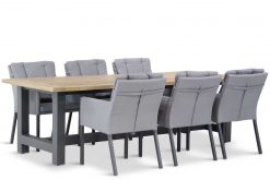 parma tuinset antracite 7d san francisco 247x165 - Lifestyle Parma/San Francisco 260 cm dining tuinset 7-delig