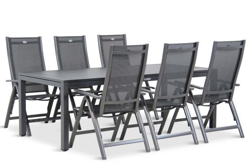 royal club tuinset antracite 7d concept 510x340 - Hartman Royal Club/Concept 220 cm dining set 7-delig