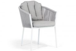 santika novita stoel white 247x165 - Santika Novita dining tuinstoel