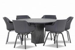 sophie xerix graniet rond 140 1 247x165 - Hartman Sophie element/Graniet rond 140 cm dining tuinset 7-delig