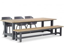 sophie tuinset xerix 5d san francisco 247x165 - Hartman Sophie element/San Francisco 260 cm dining tuinset 5-delig