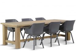 sophie tuinset xerix 7d fourmile 247x165 - Hartman Sophie element/Fourmile 260 cm dining tuinset 7-delig