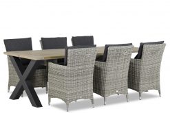 springfield grey cardiff x factor tuinset 1 247x165 - Garden Collections Springfield/Cardiff 240 cm dining tuinset 7-delig