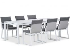 treviso tuinset white 7d concept 247x165 - Lifestyle Treviso/Concept 220 cm dining tuinset 7-delig