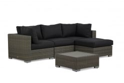 wicker loungeset toronto chaisse lounge 1 1 247x165 - Garden Collections Toronto chaise longue loungeset 5-delig