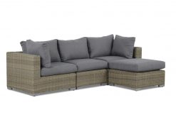 wicker loungeset toronto naturel chaisse lounge 1 247x165 - Garden Collections Toronto chaise longue loungeset 4-delig