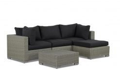 wicker loungeset toronto new grey 1 247x165 - Garden Collections Toronto chaise longue loungeset 5-delig