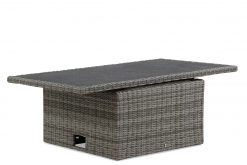 wicker tuintafel ferie 247x165 - Garden Collections Ferie lounge/dining tafel 140 x 80 cm verstelbaar