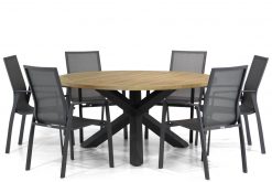 img 6496tuinset 247x165 - Lifestyle Ultimate/Rockville 160 cm rond dining tuinset 7-delig