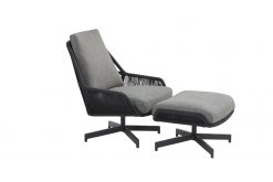 213830 213831  primavera living chair anthracite with footstool 01 247x165 - 4 Seasons Primavera loungestoel + voetenbank - Antraciet