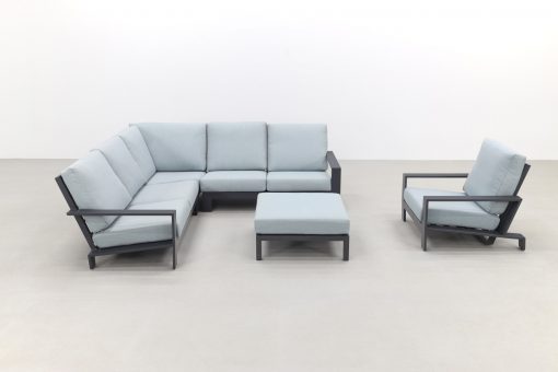 632a8447 510x340 - Garden Impressions Lincoln loungeset met verstelbare loungestoel 5-delig - Mint grey