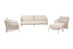 213936 213937 213938  puccini living set with footstool latte without table 02 247x165 - 4 Seasons Puccini stoel-bank loungeset met voetenbank - 4-delig