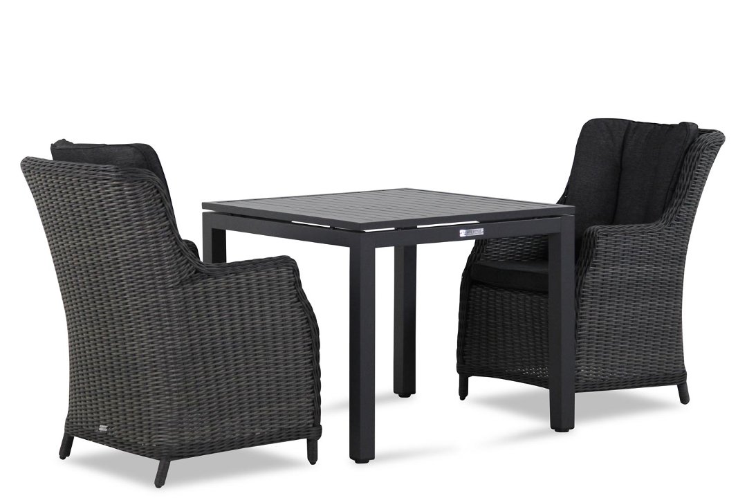 content 9 1 - Garden Collections Buckingham/Concept 90 cm dining tuinset 3-delig
