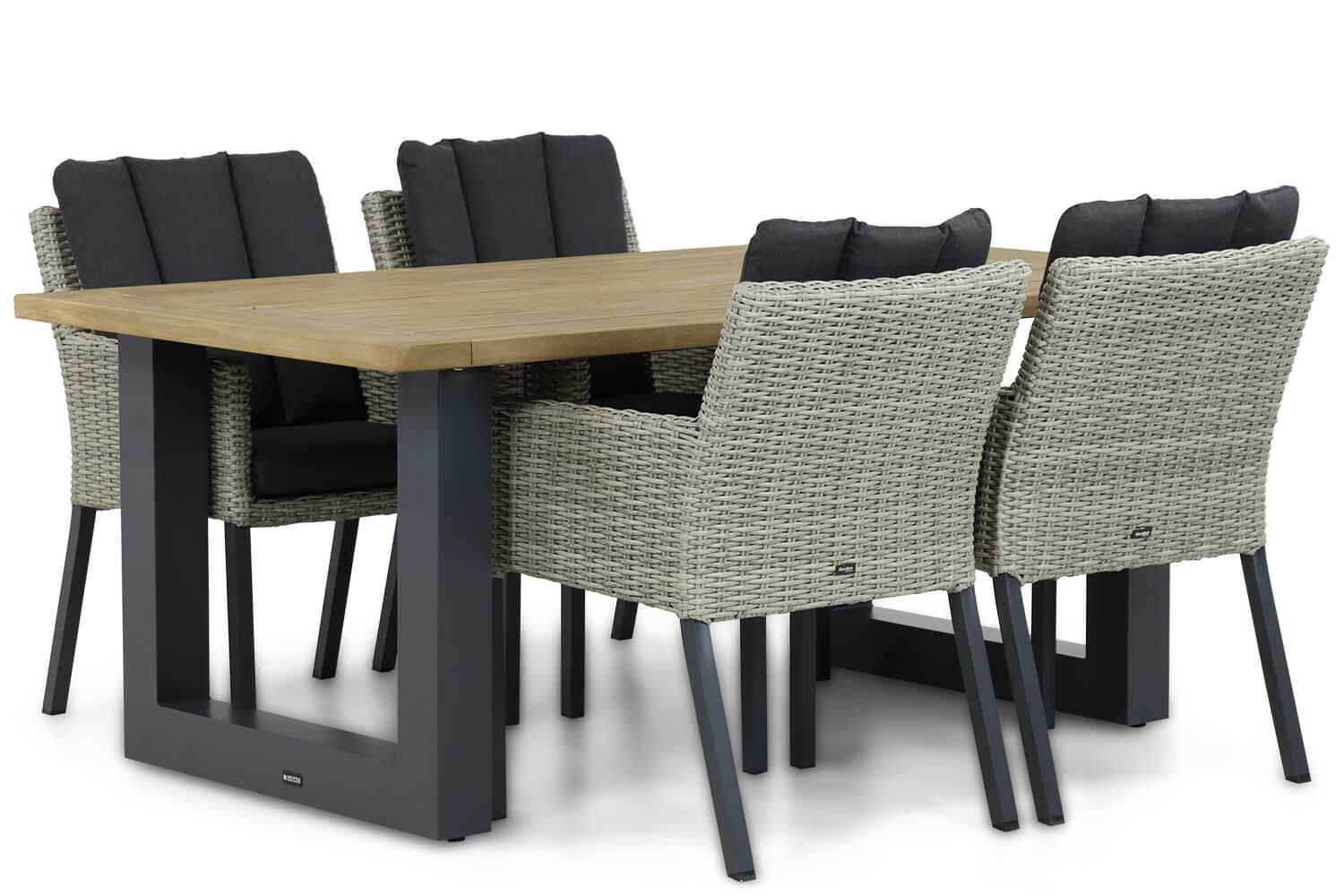 talai 180 met oxbow new grey - Garden Collections Oxbow/Talai 180 cm dining tuinset 5-delig